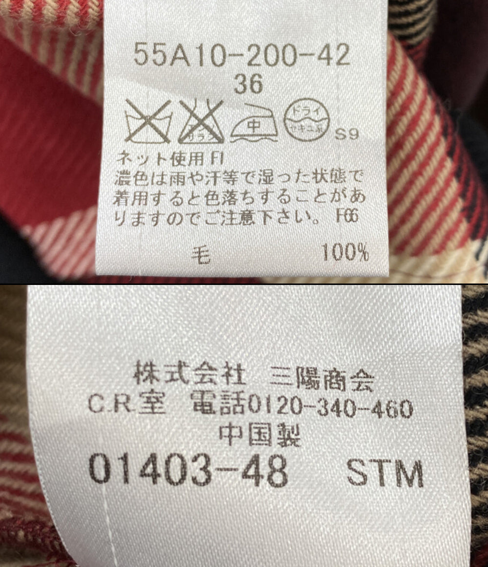 BLUE LABEL CRESTBRIDGE ブルーレーベルクレストブリッジ トレンチコート 55A10-200-42 レディース SIZE 36