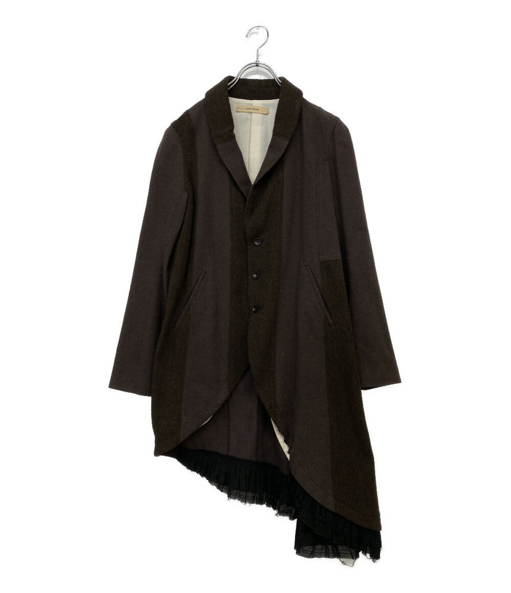 80's ISSEY MIYAKE MEN 筆タグ 綿100% コート イッセイミヤケ メン 80s 筆タグ ショールカラーコート 中綿 メンズ