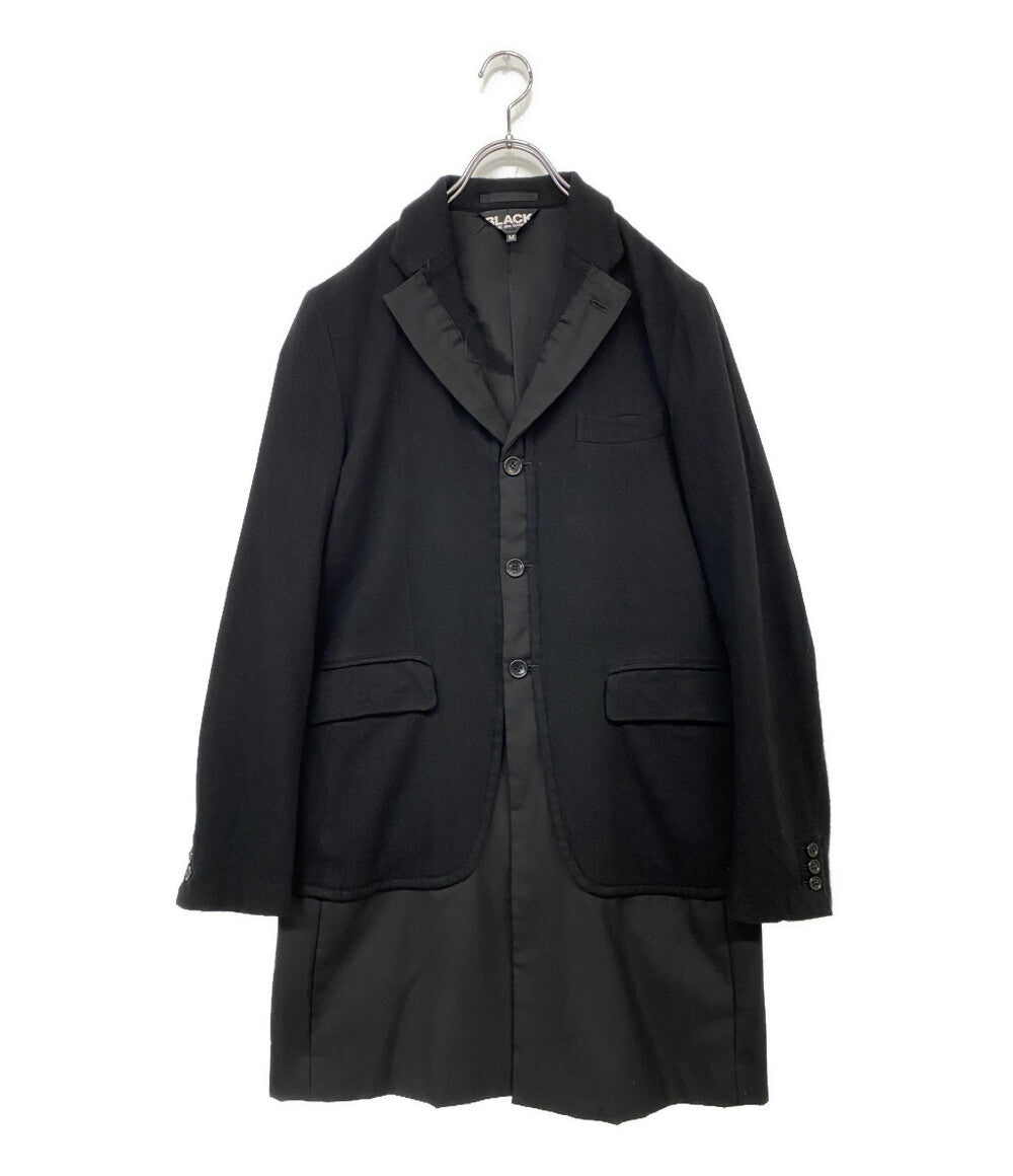 BLACK COMME des GARCONS コート BLK 1T-J023 AD2017 メンズ SIZE M ブラックコムデギャルソン