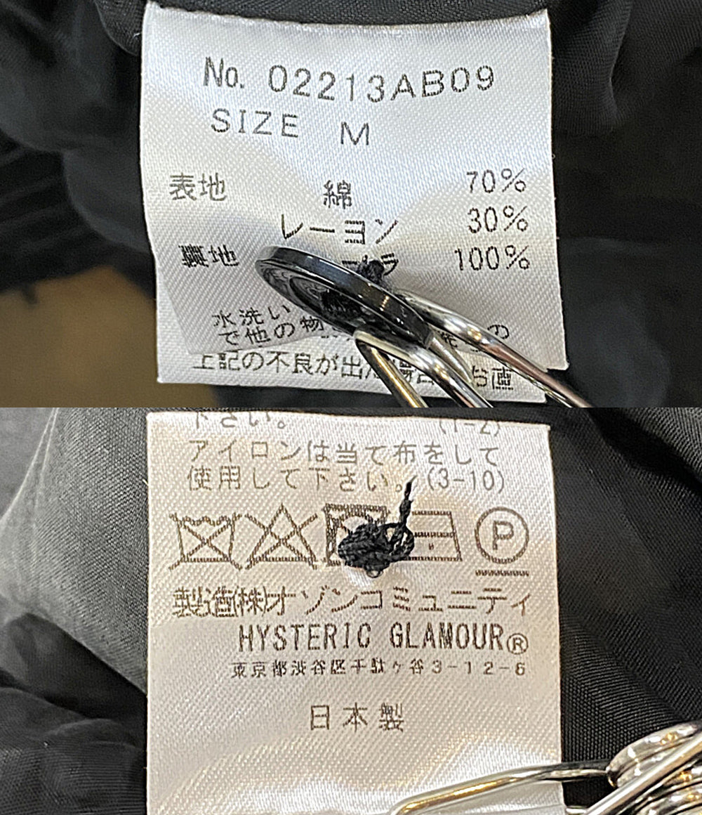 HYSTERIC GLAMOUR ジャケット ブラック 02213AB09 メンズ SIZE M ヒステリックグラマー
