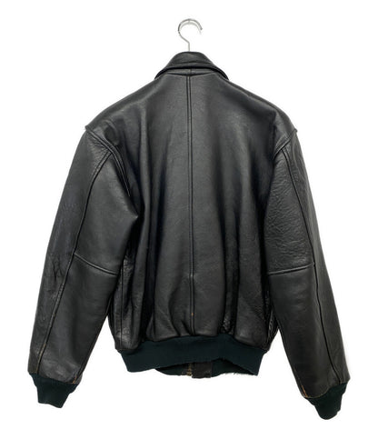 AVIREX レザージャケット A-2 ブラック メンズ SIZE XS アヴィレックス