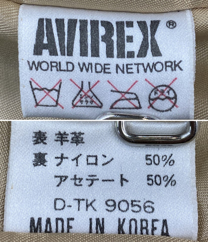 AVIREX レザージャケット A-2 ブラック メンズ SIZE XS アヴィレックス