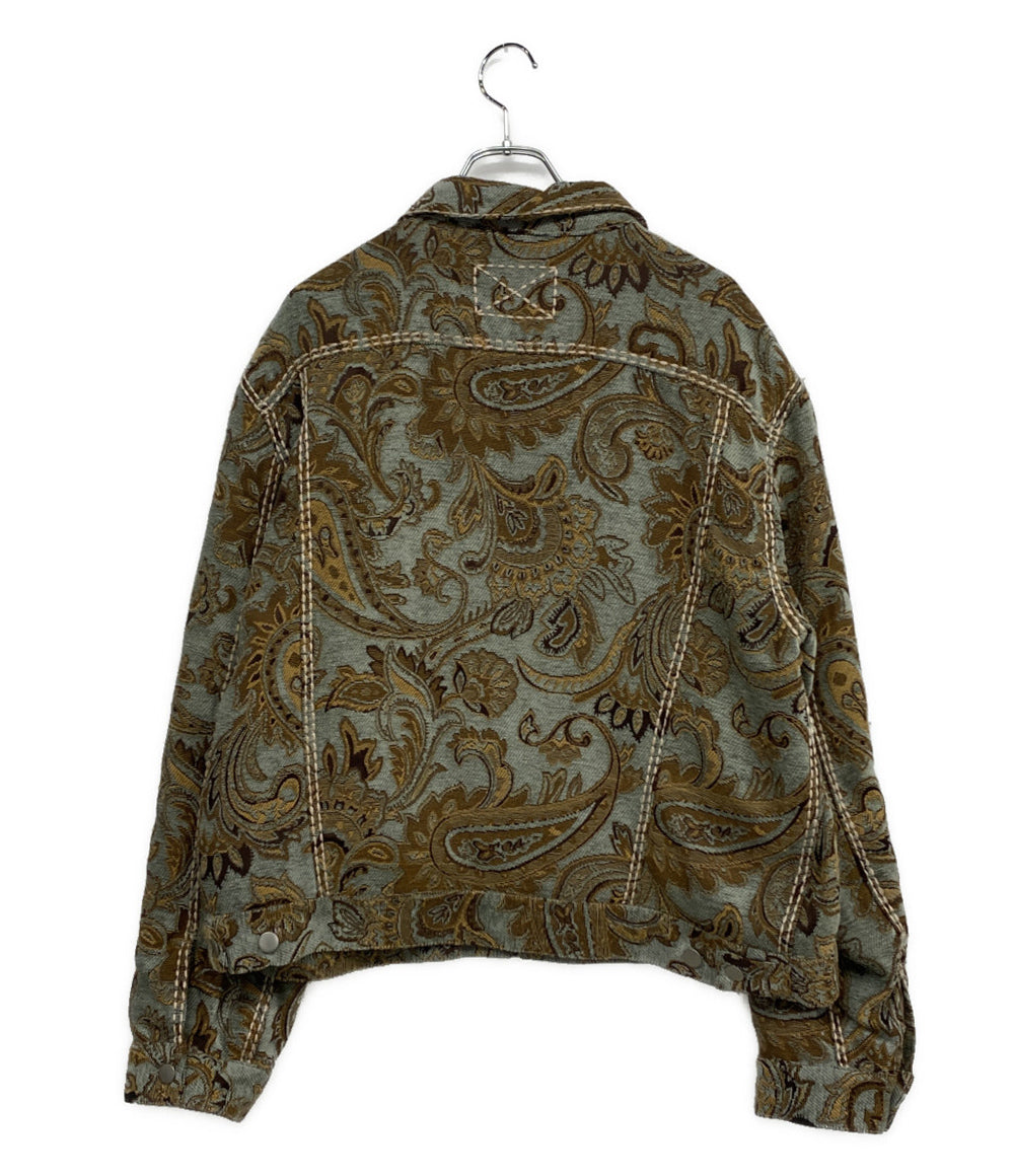 MLVINCE メルヴィンス ジャケット ペイズリー柄 グリーン メンズ SIZE M