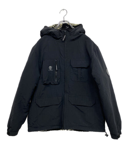 Supreme×Timberland ティンバーランド リバーシブルジャケット ブラック ボア メンズ SIZE S シュプリーム