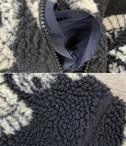 Supreme×Timberland ティンバーランド リバーシブルジャケット ブラック ボア メンズ SIZE S シュプリーム