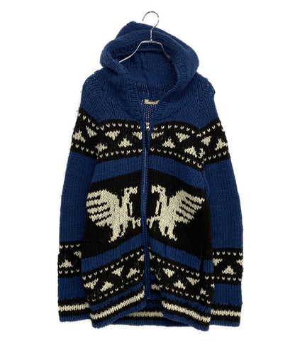 Ron Herman フーディーカウチンニット ブルー 2820800026 メンズ SIZE M ロンハーマン