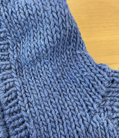 Ron Herman フーディーカウチンニット ブルー 2820800026 メンズ SIZE M ロンハーマン