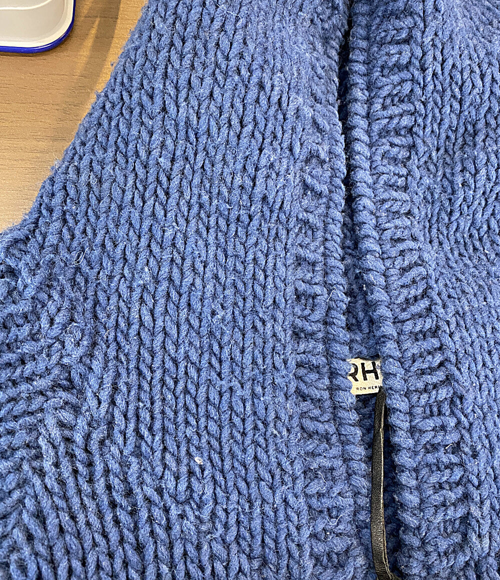 Ron Herman フーディーカウチンニット ブルー 2820800026 メンズ SIZE M ロンハーマン