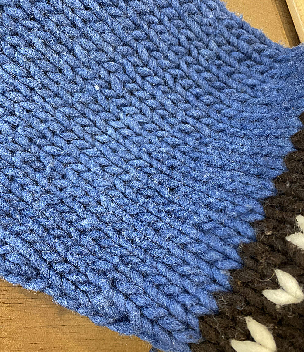 Ron Herman フーディーカウチンニット ブルー 2820800026 メンズ SIZE M ロンハーマン