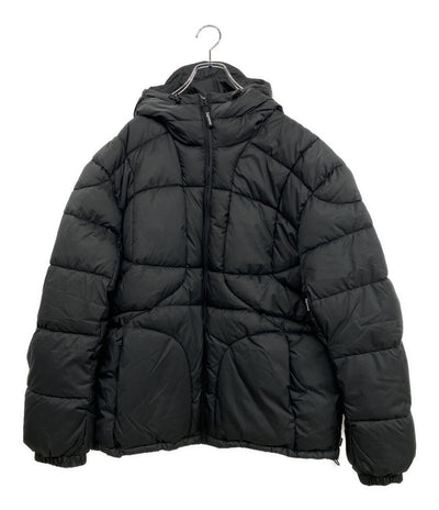 Supreme 中綿ナイロンジャケット 21AW Warp Hooded Puffy Jacket BLACK メンズ SIZE XL シュプリーム