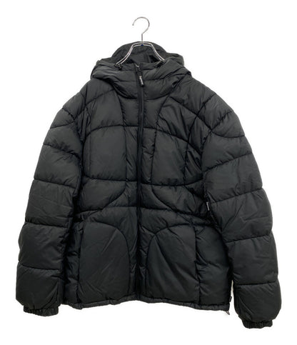 Supreme 中綿ナイロンジャケット 21AW Warp Hooded Puffy Jacket BLACK メンズ SIZE XL シュプリーム