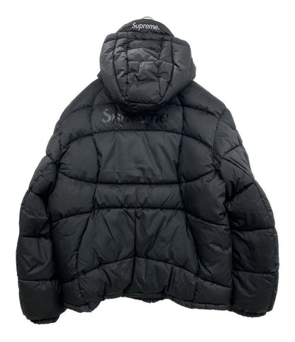 Supreme 中綿ナイロンジャケット 21AW Warp Hooded Puffy Jacket BLACK メンズ SIZE XL シュプリーム