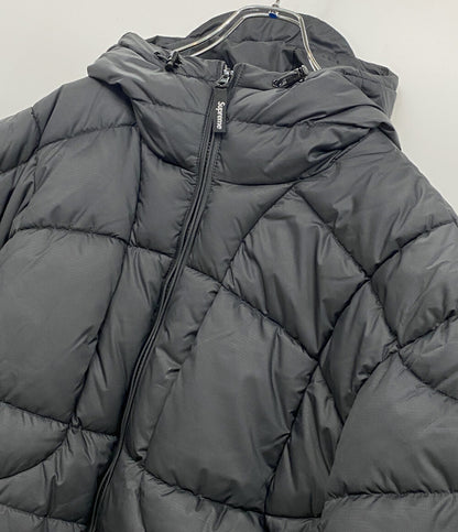 Supreme 中綿ナイロンジャケット 21AW Warp Hooded Puffy Jacket BLACK メンズ SIZE XL シュプリーム