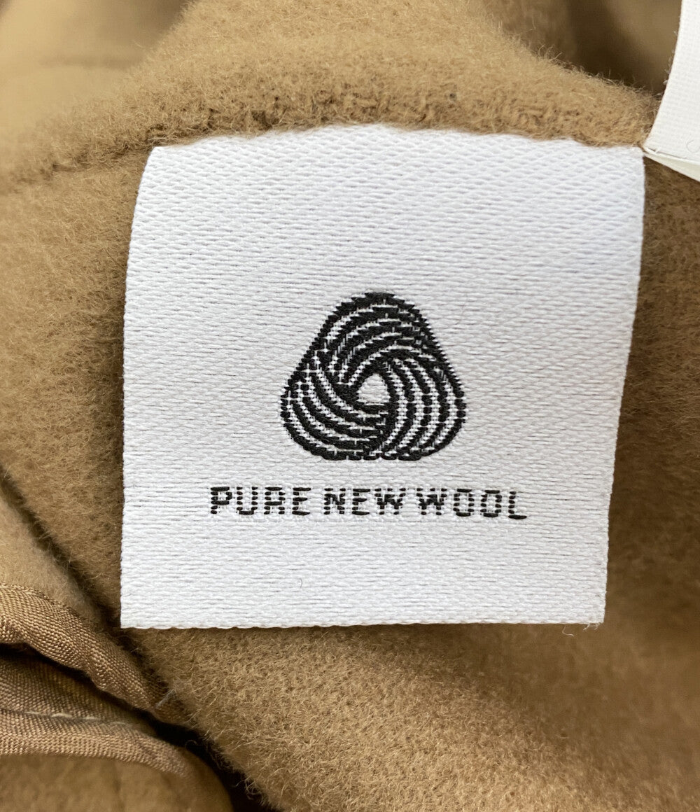 S Max Mara エス マックスマーラ コート キャメル ベルト付き ウール レディース SIZE 38