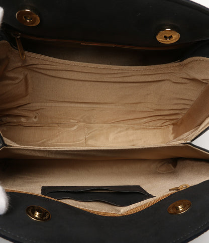 美品 OKAJIMA オカジマ 岡重 ハンドバッグ ちりめん レディース