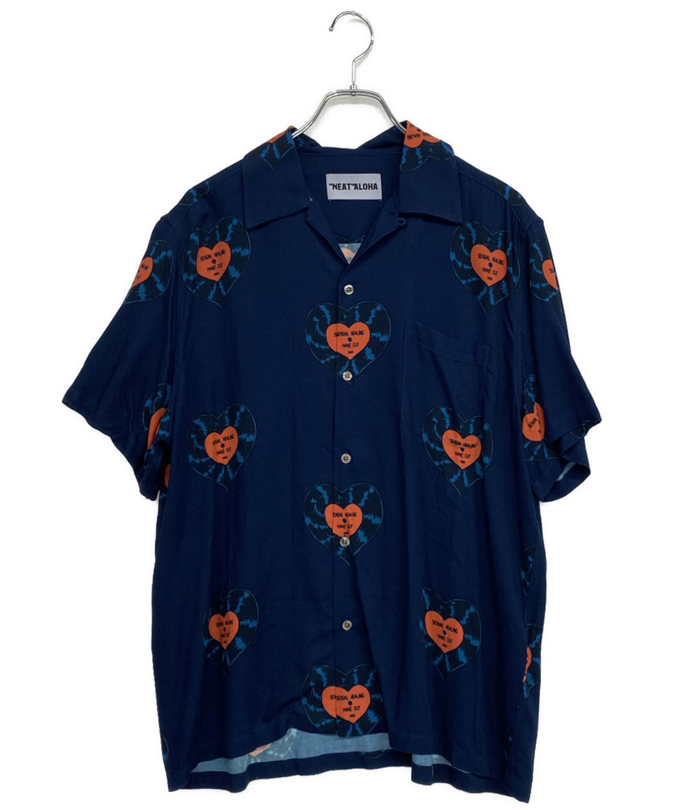 NEAT ALOHA ニートアロハ 半袖シャツ アロハシャツ PY-12 メンズ SIZE M