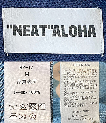 NEAT ALOHA ニートアロハ 半袖シャツ アロハシャツ PY-12 メンズ SIZE M