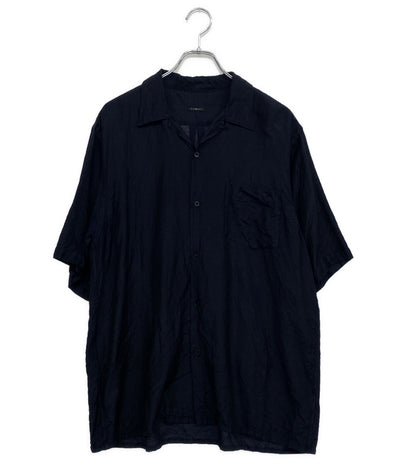 COMOLI 半袖シャツ ネイビー 状態込み V01-02021 メンズ SIZE 3 コモリ