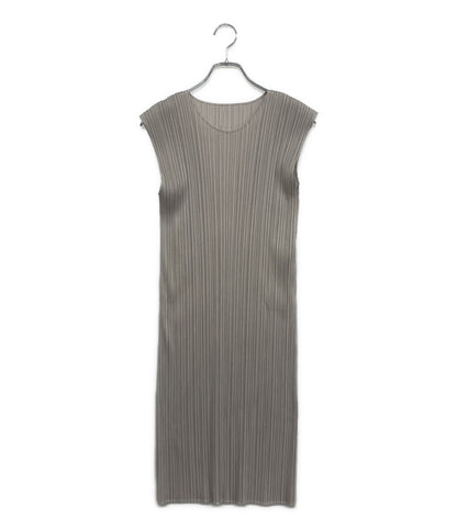 美品 PLEATS PLEASE ノースリーブワンピース PP05JH409 レディース SIZE 3 プリーツプリーズ
