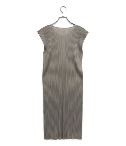 美品 PLEATS PLEASE ノースリーブワンピース PP05JH409 レディース SIZE 3 プリーツプリーズ