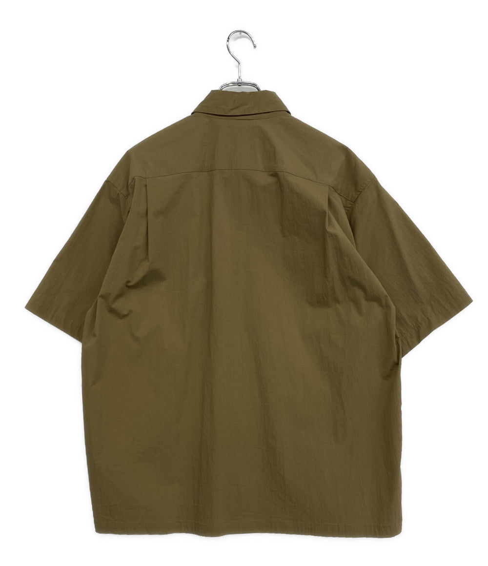 yoshiokubo GROUNDFLOOR 半袖シャツ ベージュ カーキ YKS25203 メンズ SIZE 3 ヨシオクボ
