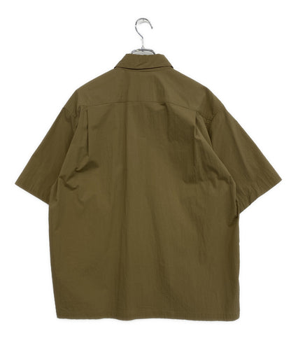 yoshiokubo GROUNDFLOOR 半袖シャツ ベージュ カーキ YKS25203 メンズ SIZE 3 ヨシオクボ