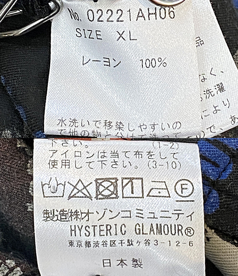 HYSTERIC GLAMOUR 半袖シャツ 02221AH06 メンズ SIZE XL ヒステリックグラマー