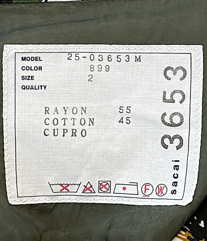 sacai 半袖シャツ Car Race Tropical Print Shirt 25-03653M メンズ SIZE 2 サカイ