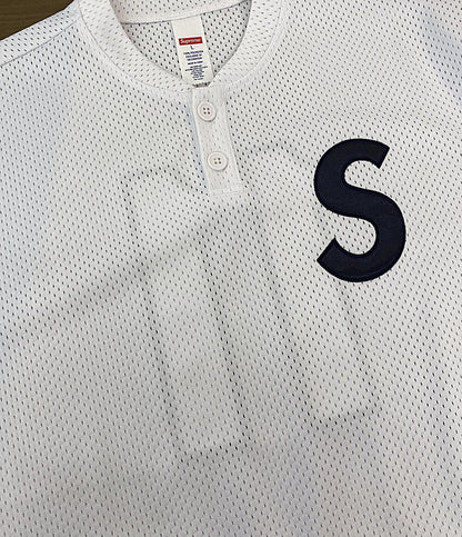 美品 Supreme カットソー S LogoBaseball Henley メンズ SIZE L シュプリーム