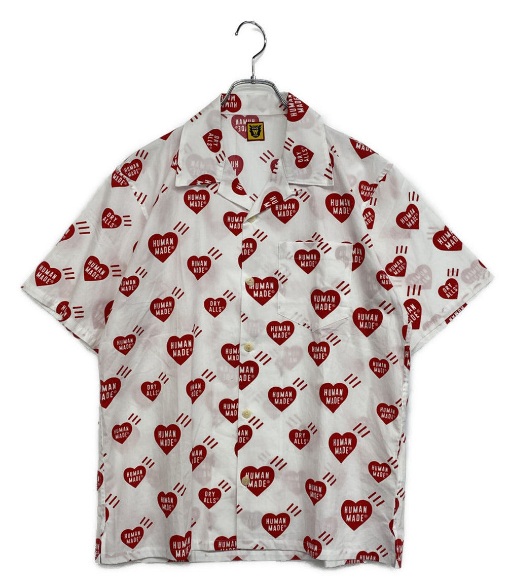 美品 HUMAN MADE 半袖シャツ ハート メンズ SIZE M ヒューマンメード