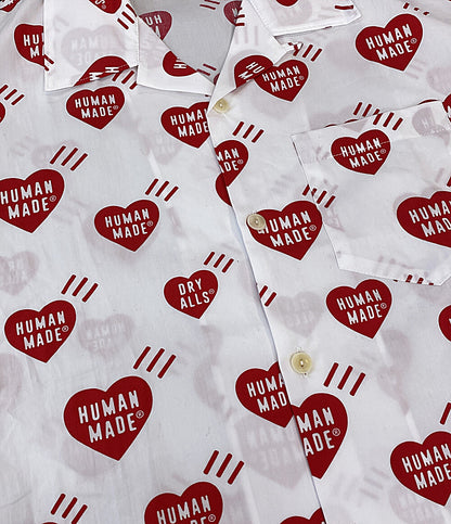 美品 HUMAN MADE 半袖シャツ ハート メンズ SIZE M ヒューマンメード