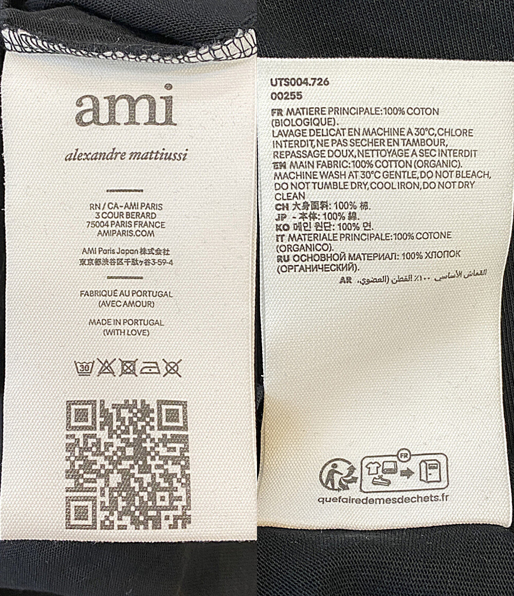 ami alexandre mattiussi 半袖Ｔシャツ ハートロゴTシャツ UTS004.726 レディース SIZE XS アミアレクサンドレマチウシ