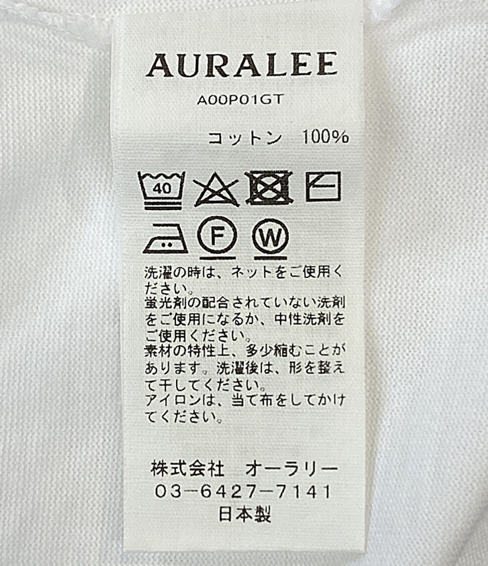 美品 AURALEE 長袖Ｔシャツ LUSTER PLAITING L S TEE メンズ SIZE 5 オーラリー