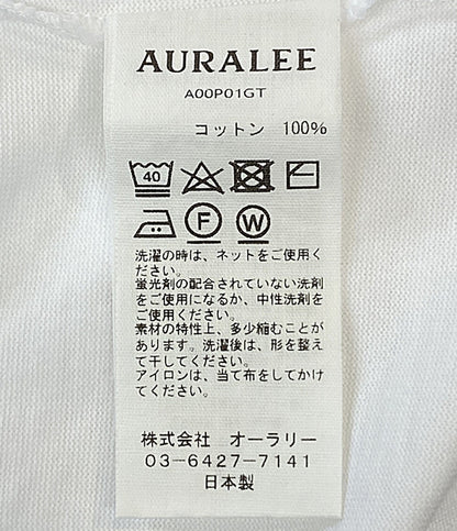 美品 AURALEE 長袖Ｔシャツ LUSTER PLAITING L S TEE メンズ SIZE 5 オーラリー