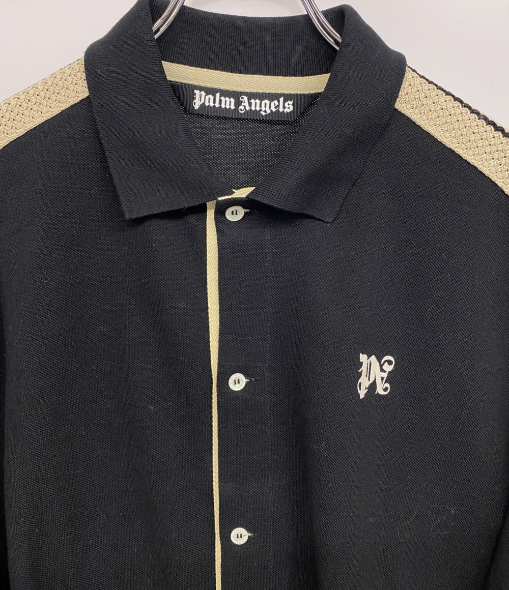 palm angels ロングスリーブボタンアップシャツ ニットジャケット メンズ SIZE L パームエンジェルス