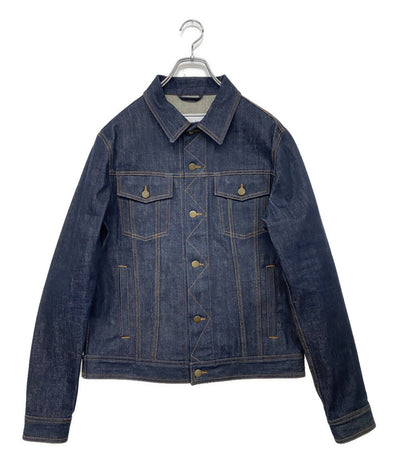 美品 AMI Alexandre Mattiussi アミ アレクサンドルマテュッシ デニムジャケット インディゴ E16D03 メンズ SIZE M