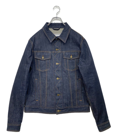 美品 AMI Alexandre Mattiussi アミ アレクサンドルマテュッシ デニムジャケット インディゴ E16D03 メンズ SIZE M