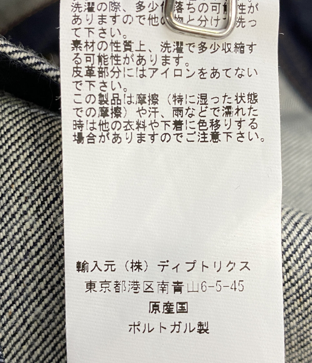 美品 AMI Alexandre Mattiussi アミ アレクサンドルマテュッシ デニムジャケット インディゴ E16D03 メンズ SIZE M