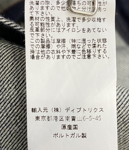 美品 AMI Alexandre Mattiussi アミ アレクサンドルマテュッシ デニムジャケット インディゴ E16D03 メンズ SIZE M