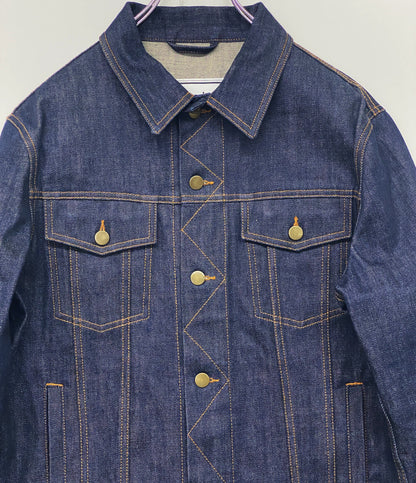 美品 AMI Alexandre Mattiussi アミ アレクサンドルマテュッシ デニムジャケット インディゴ E16D03 メンズ SIZE M