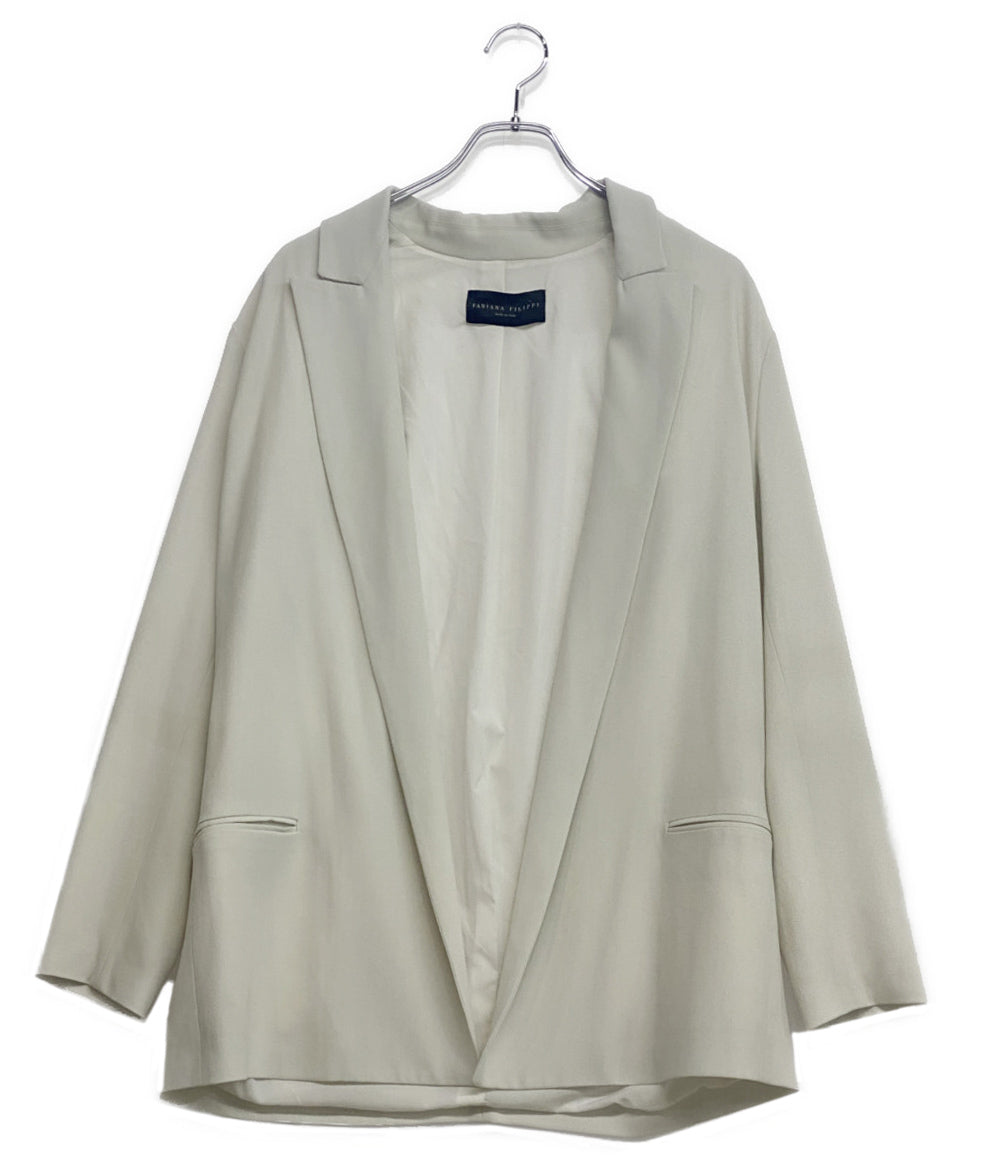 fabiana filippi ジャケット ホワイト レディース SIZE S ファビアナ フィリッピ