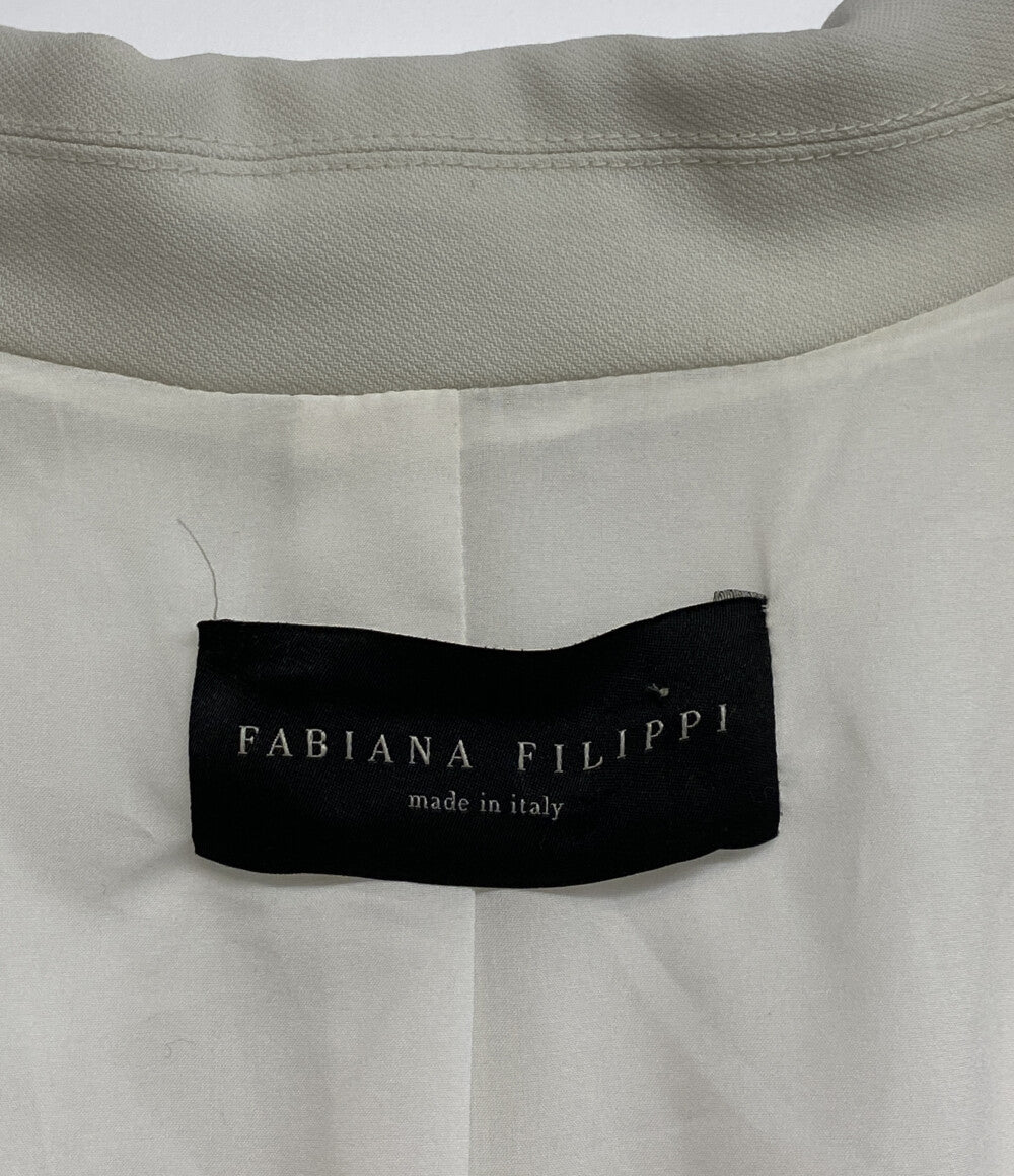 fabiana filippi ジャケット ホワイト レディース SIZE S ファビアナ