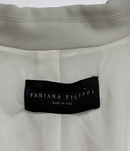 fabiana filippi ジャケット ホワイト レディース SIZE S ファビアナ フィリッピ