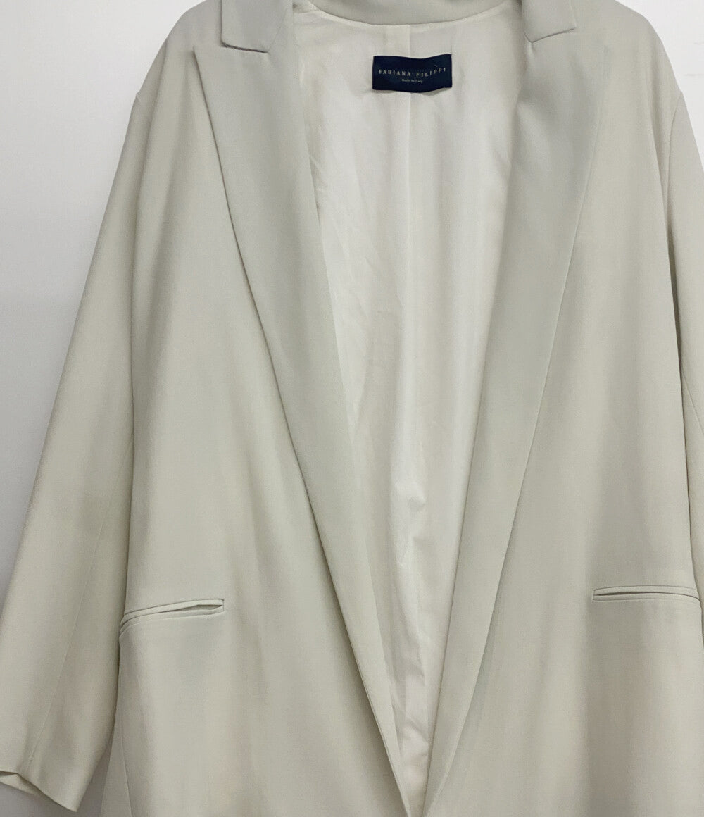 fabiana filippi ジャケット ホワイト レディース SIZE S ファビアナ フィリッピ