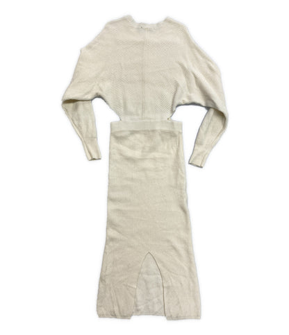 STUNNING LURE ワンピース ニット ホワイト 19A115-010 レディース SIZE S スタニングルアー