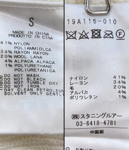 STUNNING LURE ワンピース ニット ホワイト 19A115-010 レディース SIZE S スタニングルアー