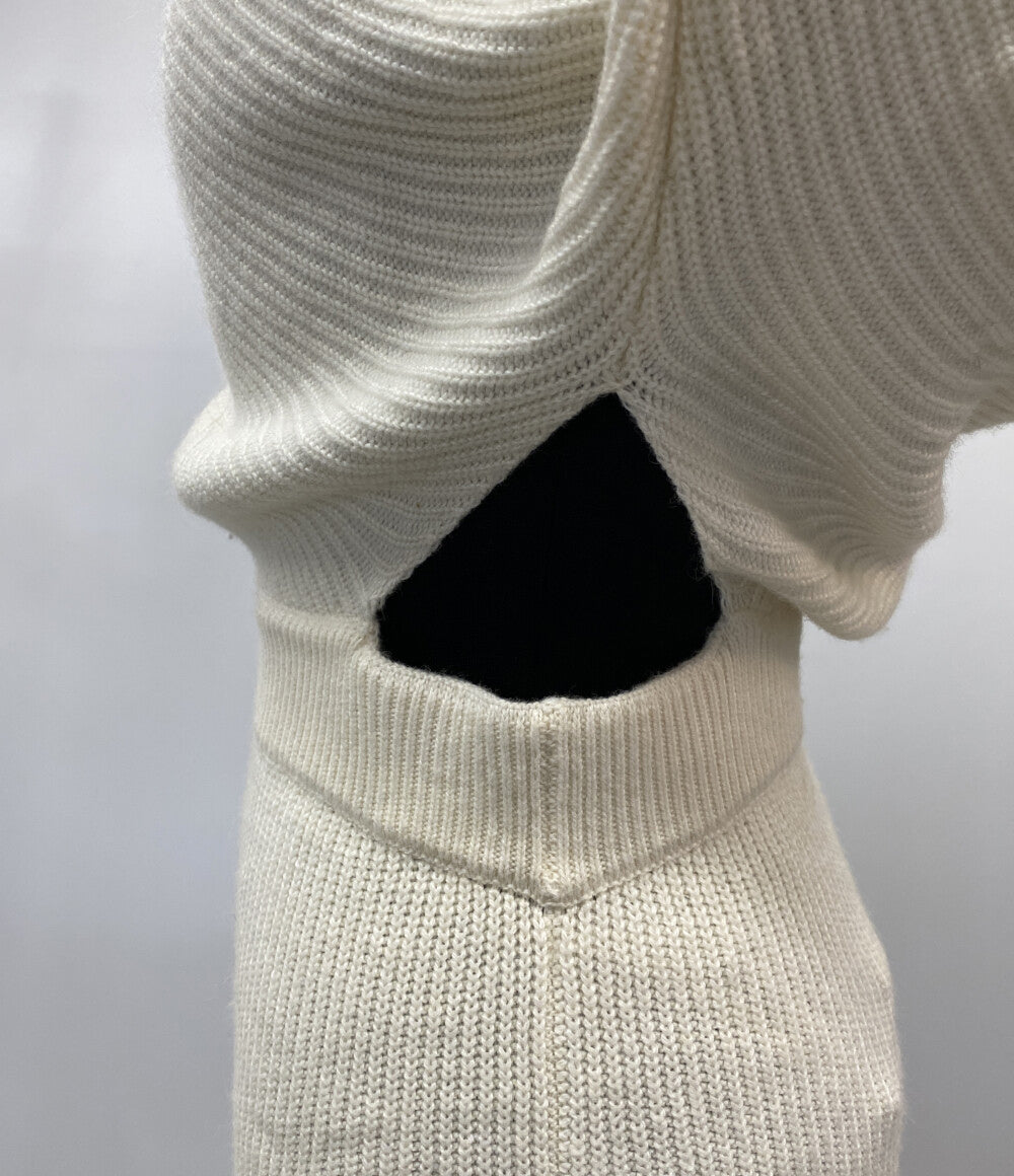 STUNNING LURE ワンピース ニット ホワイト 19A115-010 レディース SIZE S スタニングルアー