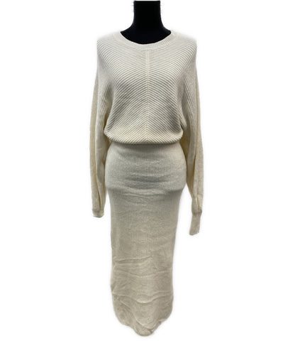 STUNNING LURE ワンピース ニット ホワイト 19A115-010 レディース SIZE S スタニングルアー