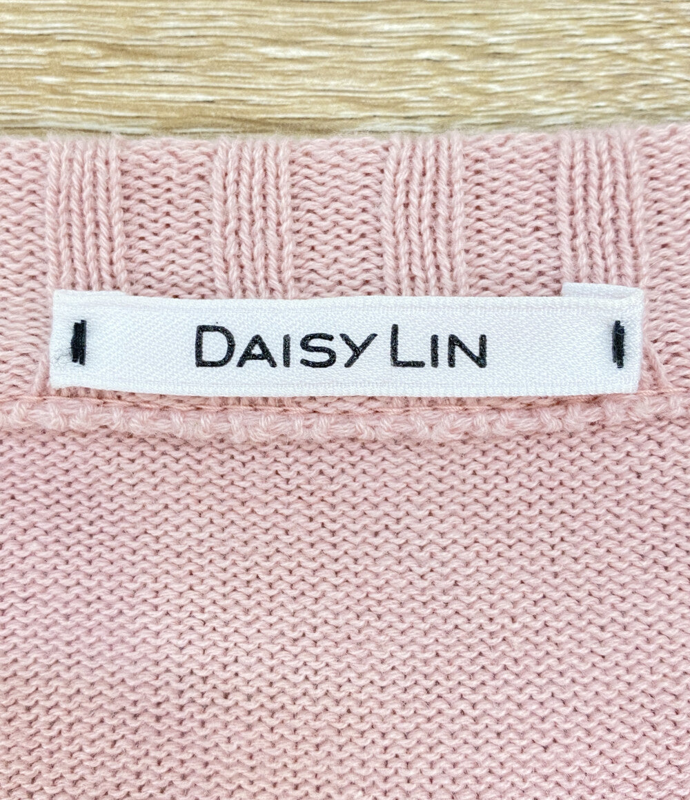 DAISY LIN デイジーリン カーディガン サマーカシミヤコットン ピンク 06896-DLKJCD05SL レディース SIZE 40