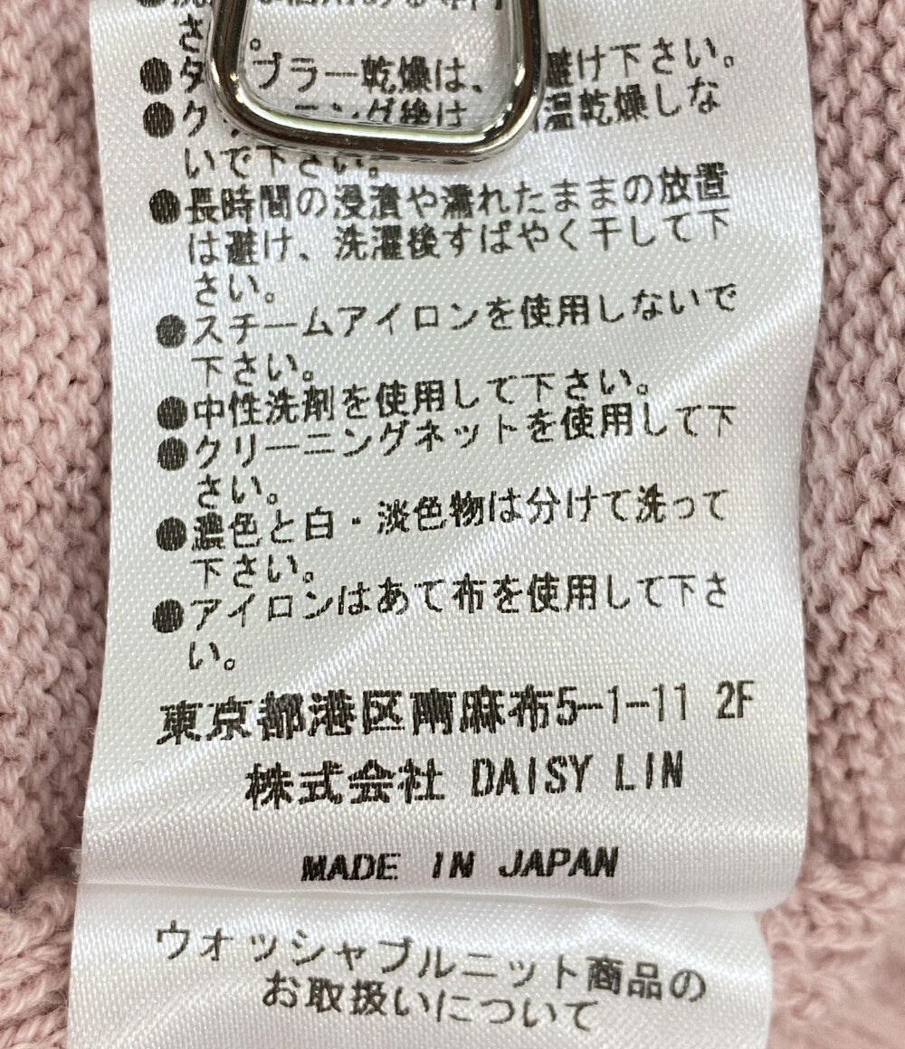 DAISY LIN デイジーリン カーディガン サマーカシミヤコットン ピンク 06896-DLKJCD05SL レディース SIZE 40